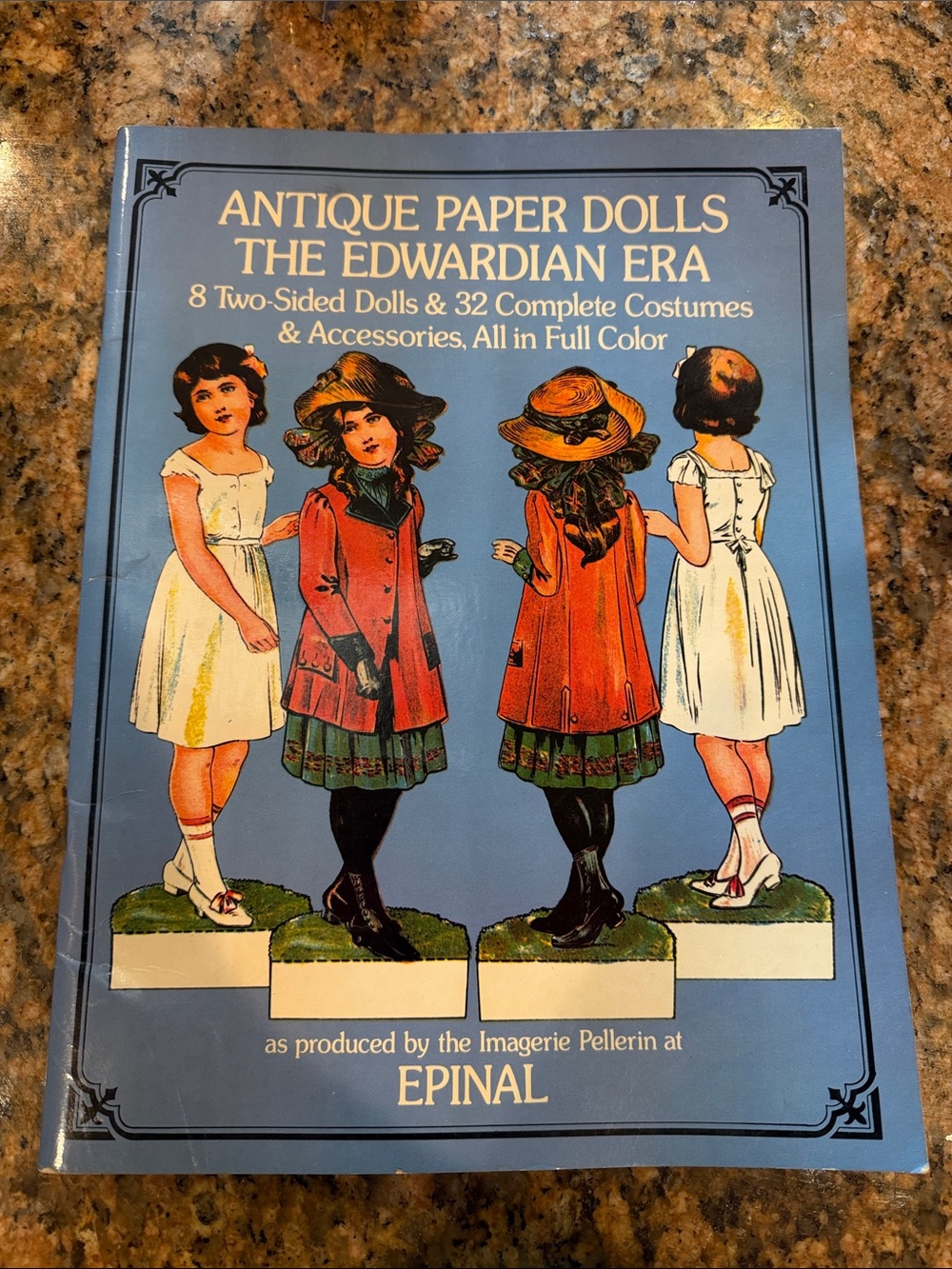 Antique Paper Dolls: The Edwardian Era - Blue Cover